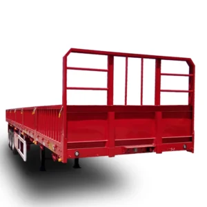 Heavy-duty 3 axles column board trailer